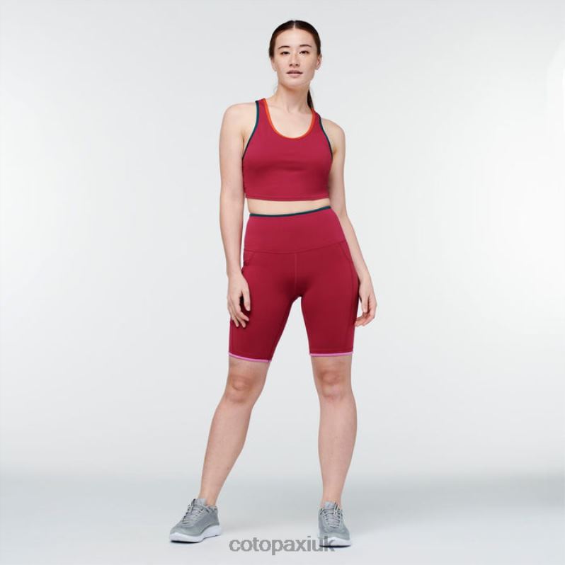 Cotopaxi UK - Origin Raspberry Mari Crop Top Women Cotopaxi X4X0H234