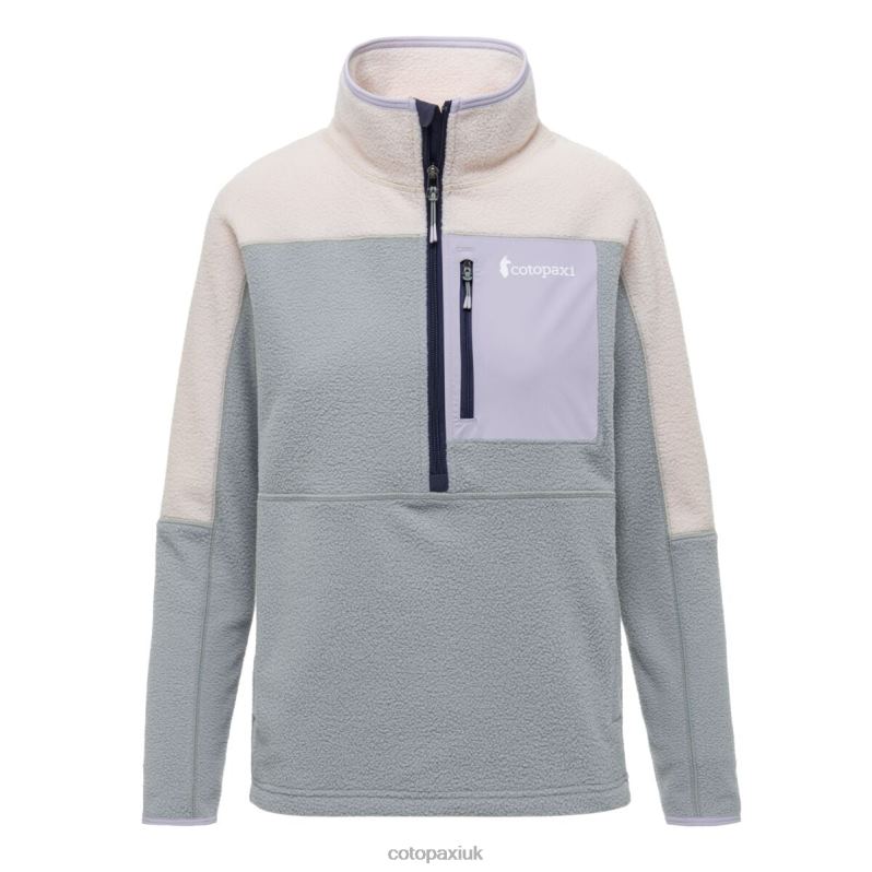 Cotopaxi UK - Brands Abrazo Half-Zip Fleece Jacket Women Cream-Brush Cotopaxi X4X0H710
