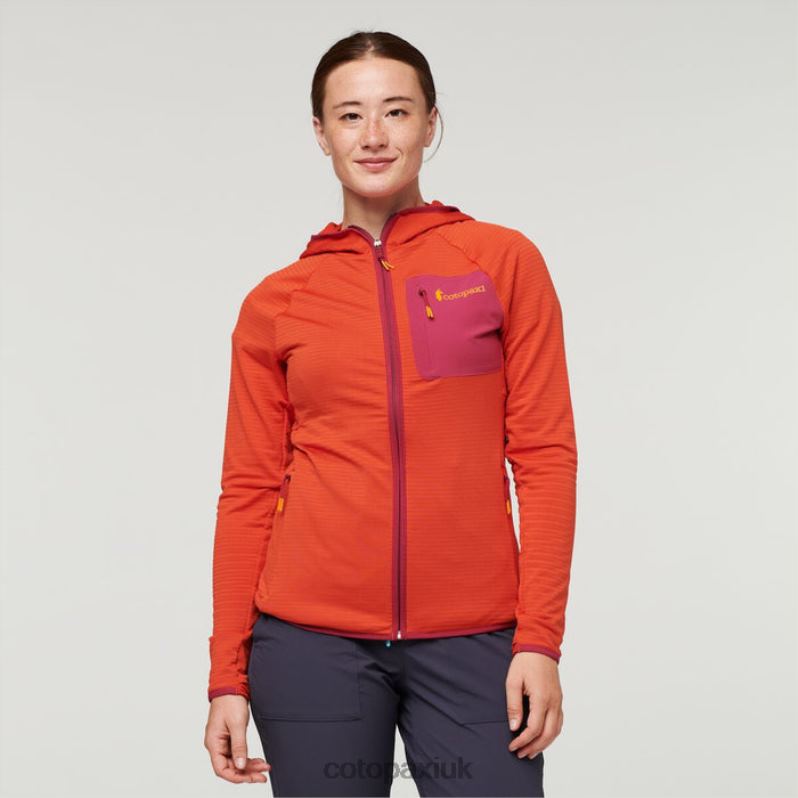Cotopaxi UK - Canyon Otero Fleece Full-Zip Hooded Jacket Women Hot Cotopaxi X4X0H107