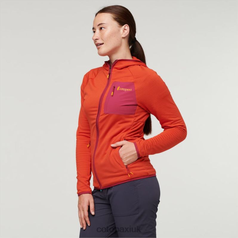 Cotopaxi UK - Canyon Otero Fleece Full-Zip Hooded Jacket Women Hot Cotopaxi X4X0H107