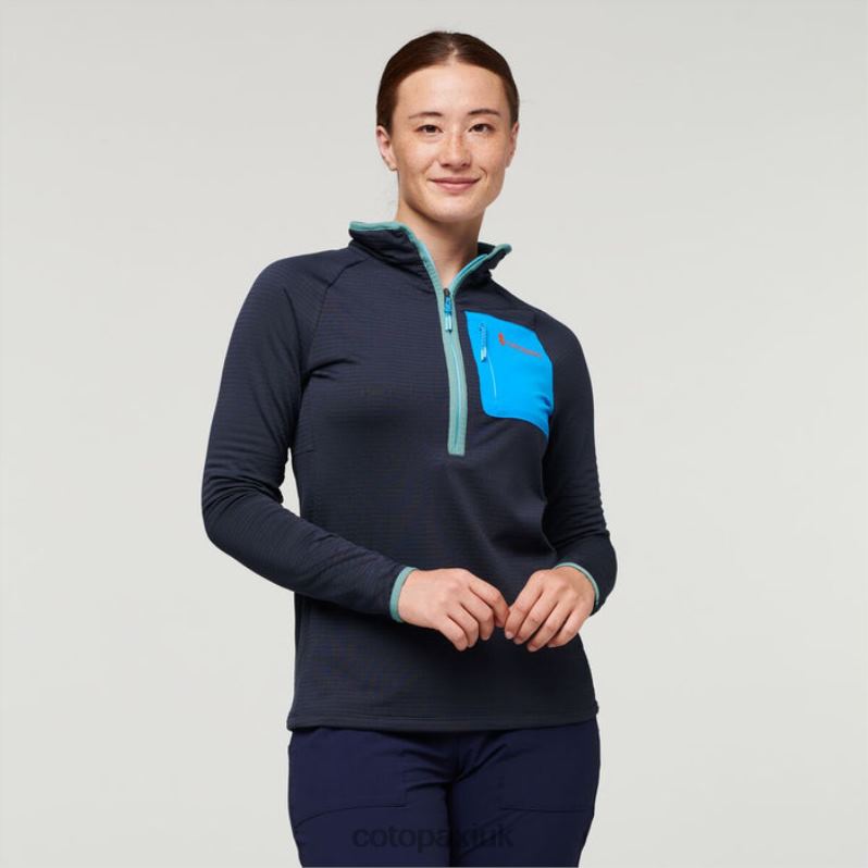 Cotopaxi UK - Collections Otero Fleece Half-Zip Pullover Women Graphite Cotopaxi X4X0H112