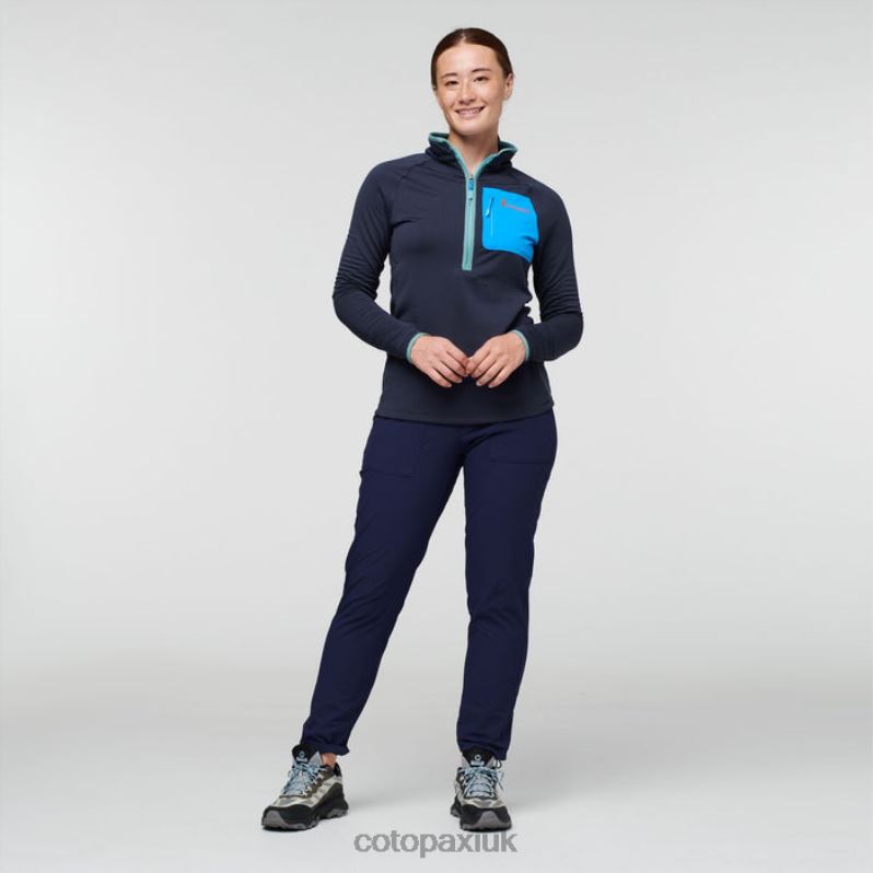 Cotopaxi UK - Collections Otero Fleece Half-Zip Pullover Women Graphite Cotopaxi X4X0H112