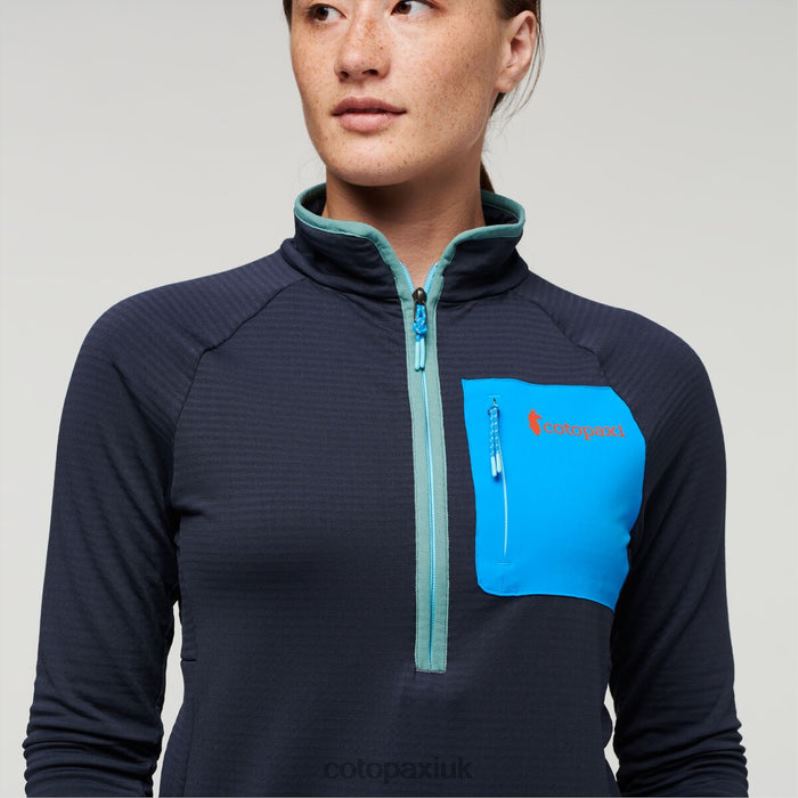 Cotopaxi UK - Collections Otero Fleece Half-Zip Pullover Women Graphite Cotopaxi X4X0H112