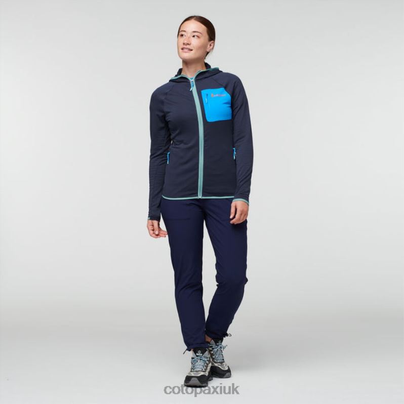Cotopaxi UK - Graphite Original Otero Fleece Full-Zip Hooded Jacket Women Cotopaxi X4X0H106