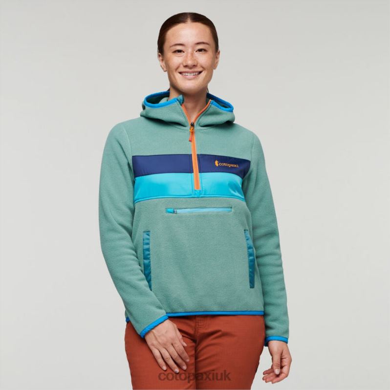 Cotopaxi UK - Kentucky Teca Fleece Hooded Half-Zip Jacket Recycled Women New Cotopaxi X4X0H98