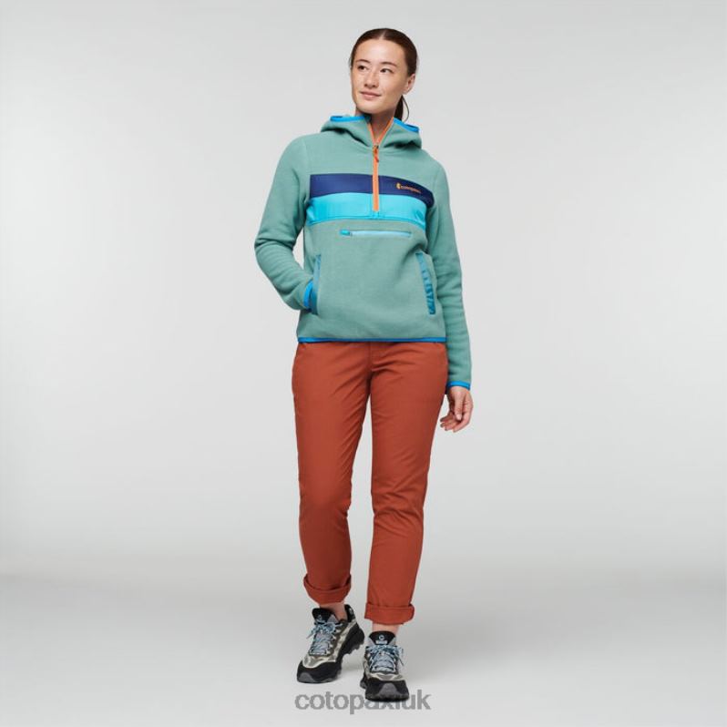 Cotopaxi UK - Kentucky Teca Fleece Hooded Half-Zip Jacket Recycled Women New Cotopaxi X4X0H98