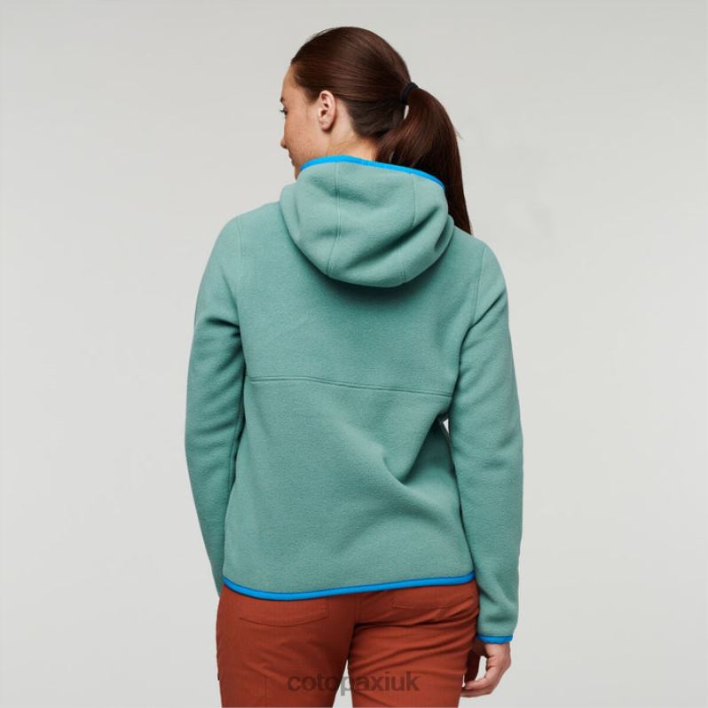 Cotopaxi UK - Kentucky Teca Fleece Hooded Half-Zip Jacket Recycled Women New Cotopaxi X4X0H98