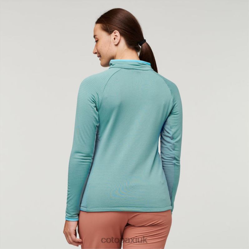 Cotopaxi UK - Origin Bluegrass Otero Fleece Half-Zip Pullover Women Cotopaxi X4X0H113