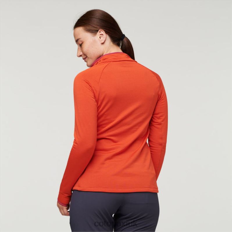 Cotopaxi UK - Otero Fleece Half-Zip Pullover Women Canyon Brand Cotopaxi X4X0H115