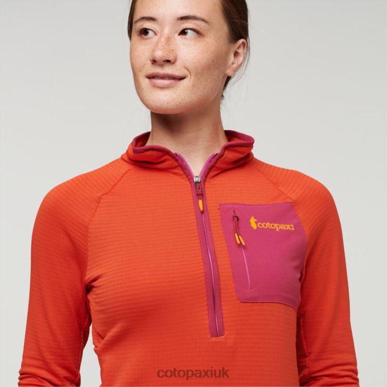Cotopaxi UK - Otero Fleece Half-Zip Pullover Women Canyon Brand Cotopaxi X4X0H115
