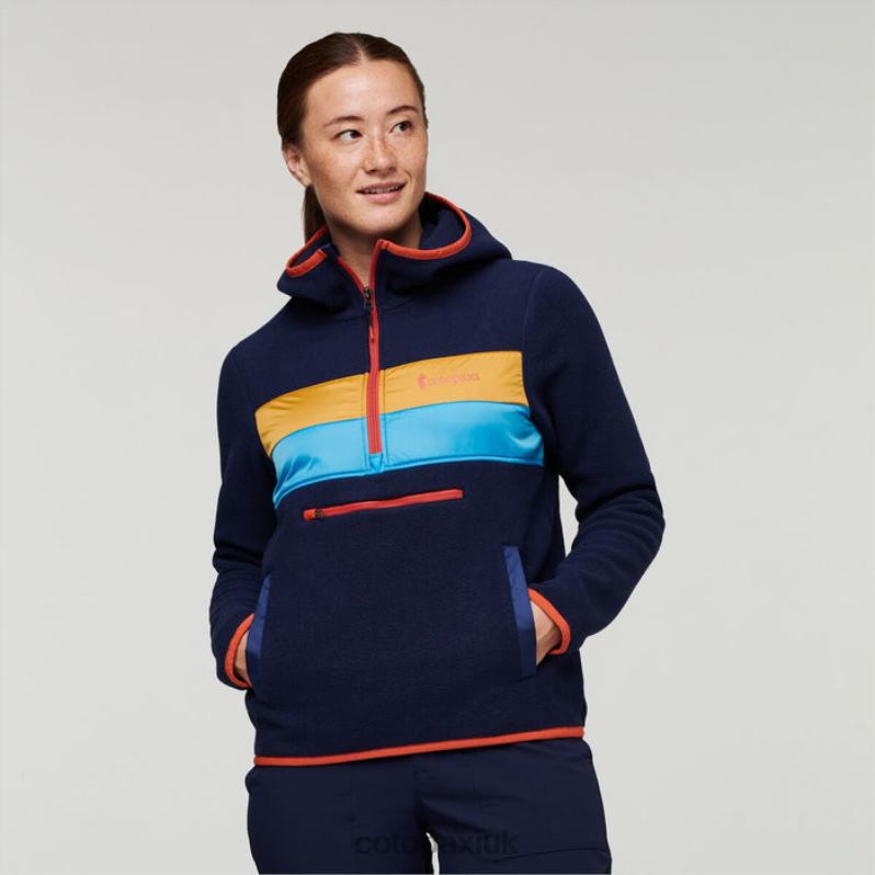 Cotopaxi UK - Teca Fleece Hooded Half-Zip Jacket Recycled Women Original Shoe Fly Cotopaxi X4X0H95