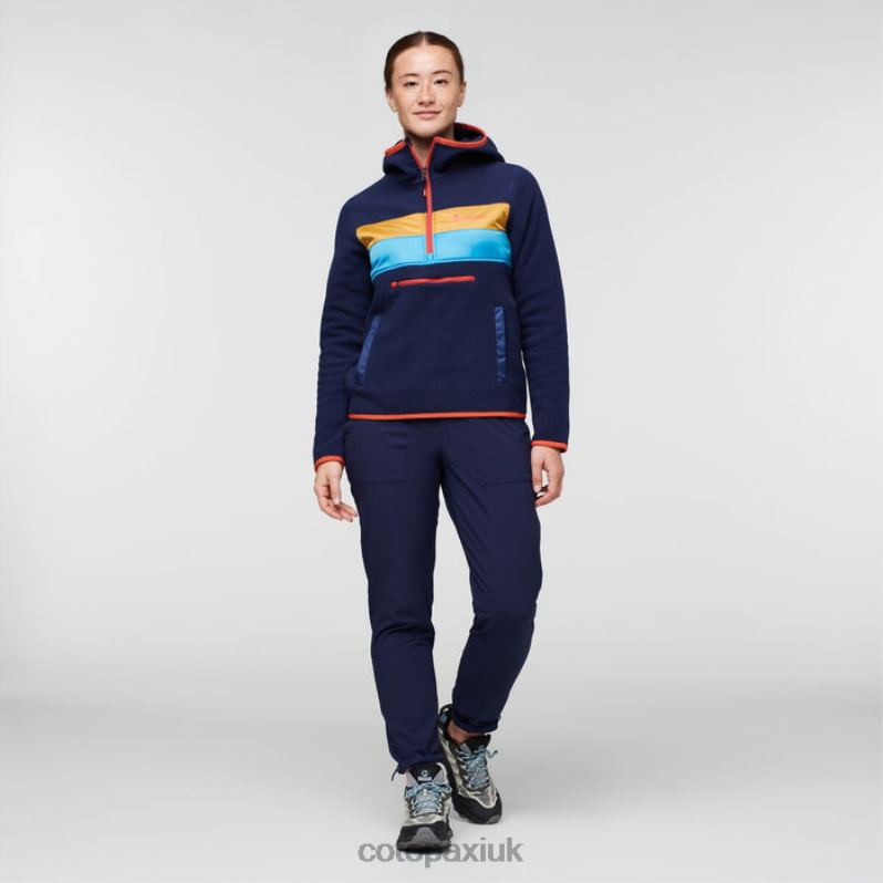 Cotopaxi UK - Teca Fleece Hooded Half-Zip Jacket Recycled Women Original Shoe Fly Cotopaxi X4X0H95