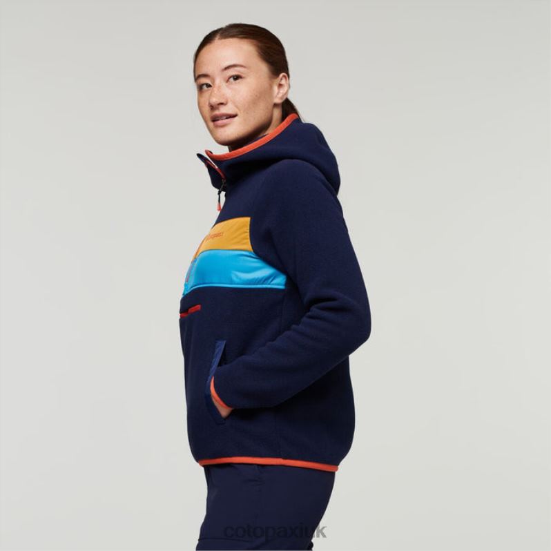 Cotopaxi UK - Teca Fleece Hooded Half-Zip Jacket Recycled Women Original Shoe Fly Cotopaxi X4X0H95