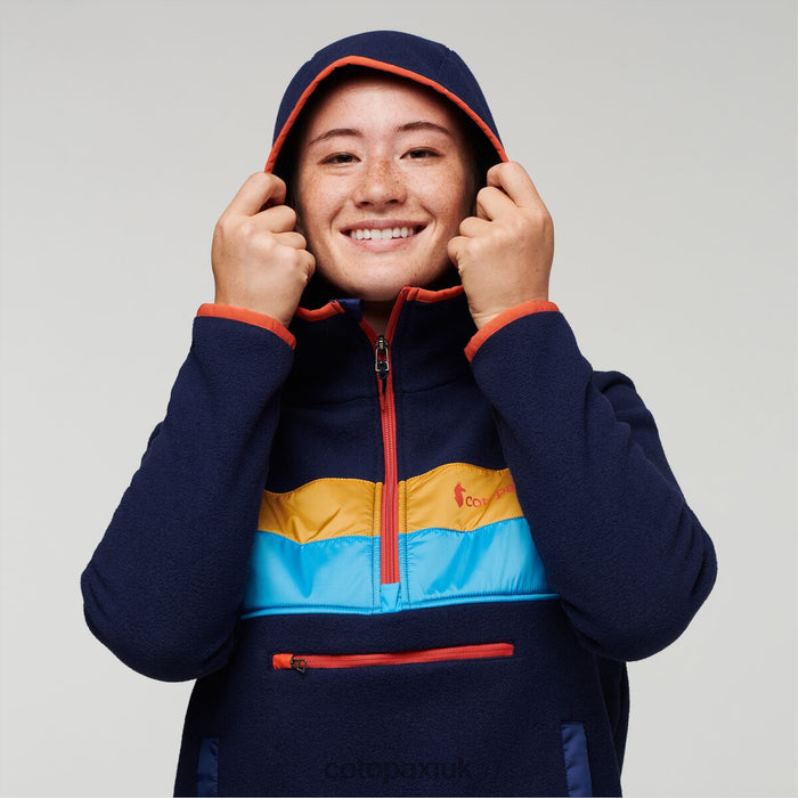 Cotopaxi UK - Teca Fleece Hooded Half-Zip Jacket Recycled Women Original Shoe Fly Cotopaxi X4X0H95