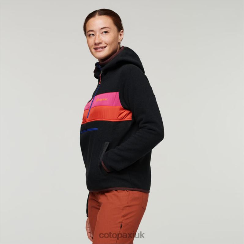 Cotopaxi UK - Teca Fleece Hooded Half-Zip Jacket Recycled Women Road To Fame Brands Cotopaxi X4X0H94
