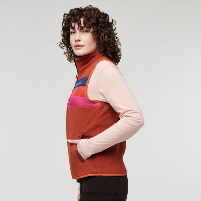 Cotopaxi UK - Teca Fleece Vest Women Brand Cajun Spice Cotopaxi X4X0H126