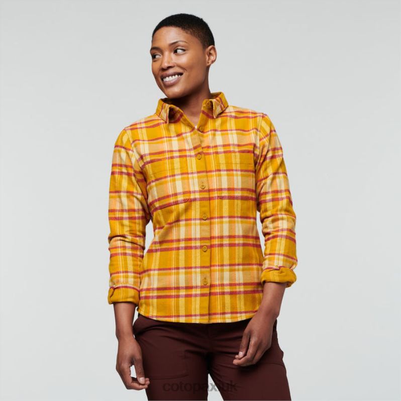 Cotopaxi UK - Amber Plaid Mero Flannel Shirt Women New Cotopaxi X4X0H252