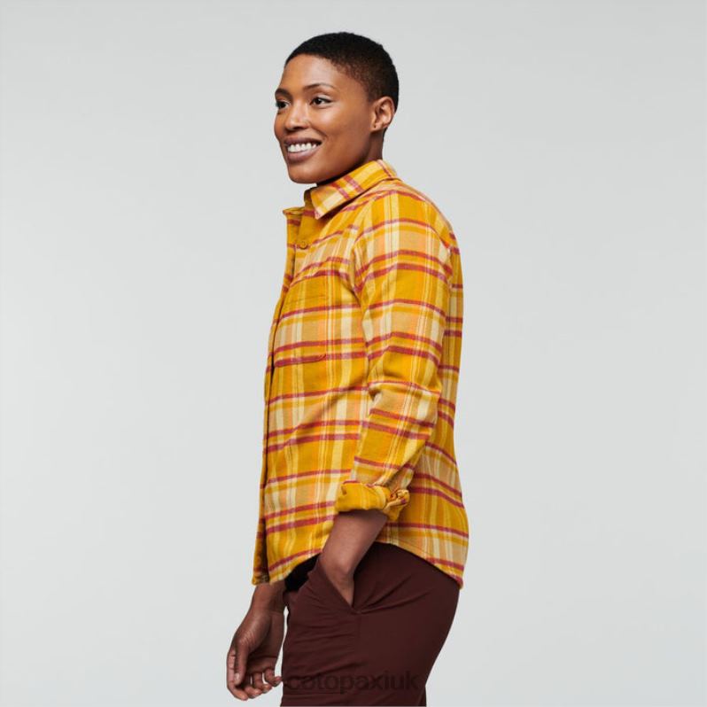 Cotopaxi UK - Amber Plaid Mero Flannel Shirt Women New Cotopaxi X4X0H252