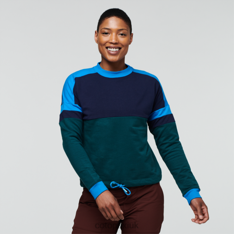 Cotopaxi UK - Brand Maritime-Ocean Bandera Sweatshirt Women Cotopaxi X4X0H258
