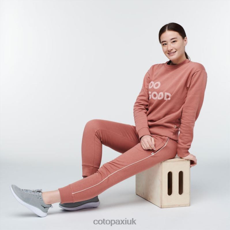 Cotopaxi UK - Earthen Hot Do Good Crew Sweatshirt Women Cotopaxi X4X0H250