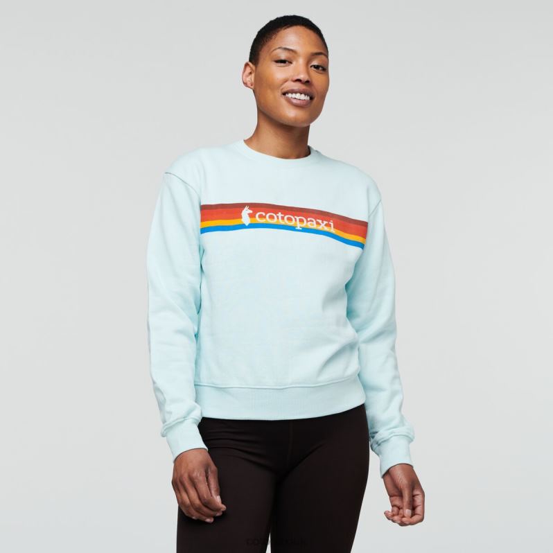 Cotopaxi UK - Fashion Ice On The Horizon Organic Crew Sweatshirt Women Cotopaxi X4X0H737