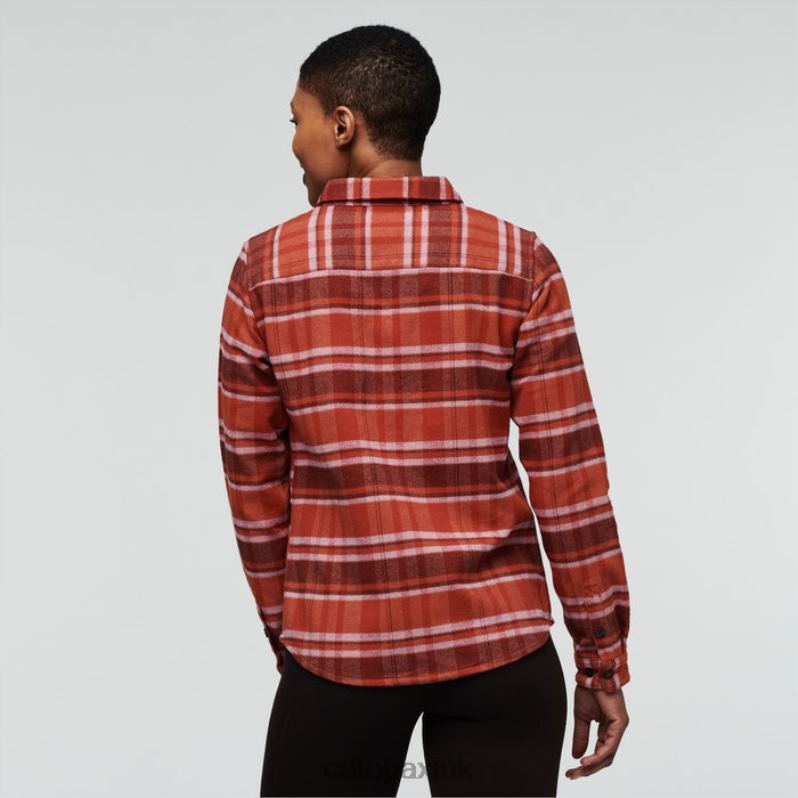 Cotopaxi UK - Fashion Mero Flannel Shirt Women Spice Plaid Cotopaxi X4X0H253
