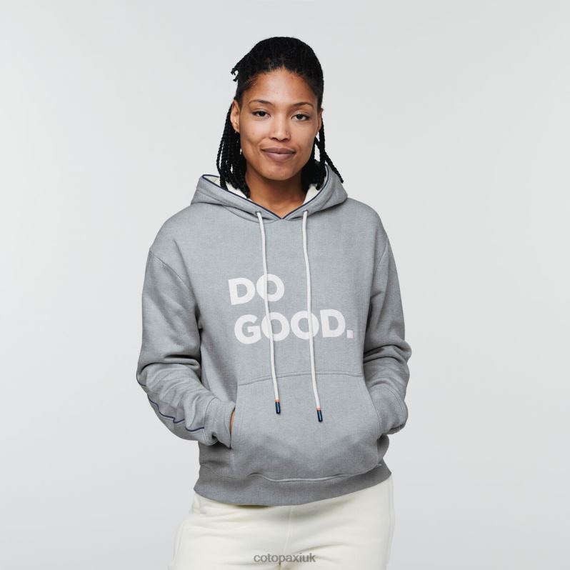 Cotopaxi UK - Heather Grey Do Good Hoodie Women Brands Cotopaxi X4X0H732