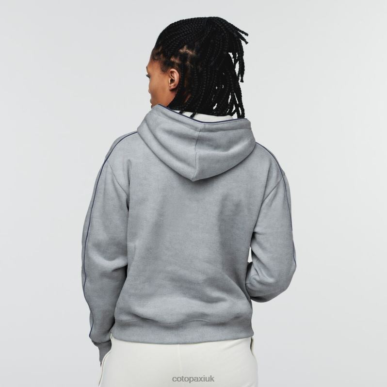 Cotopaxi UK - Heather Grey Do Good Hoodie Women Brands Cotopaxi X4X0H732