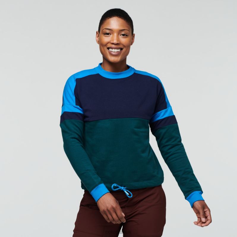 Cotopaxi UK - Maritime-Ocean Collection Bandera Sweatshirt Women Cotopaxi X4X0H727