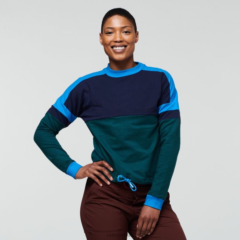 Cotopaxi UK - Maritime-Ocean Collection Bandera Sweatshirt Women Cotopaxi X4X0H727