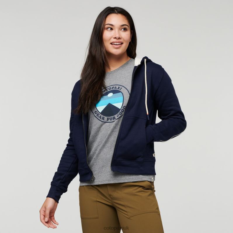 Cotopaxi UK - Maritime Origin Do Good Organic Full-Zip Hoodie Women Cotopaxi X4X0H729