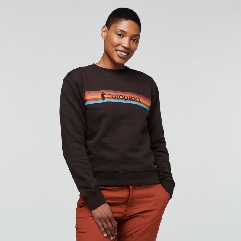 Cotopaxi UK - New On The Horizon Organic Crew Sweatshirt Women Cavern Cotopaxi X4X0H736