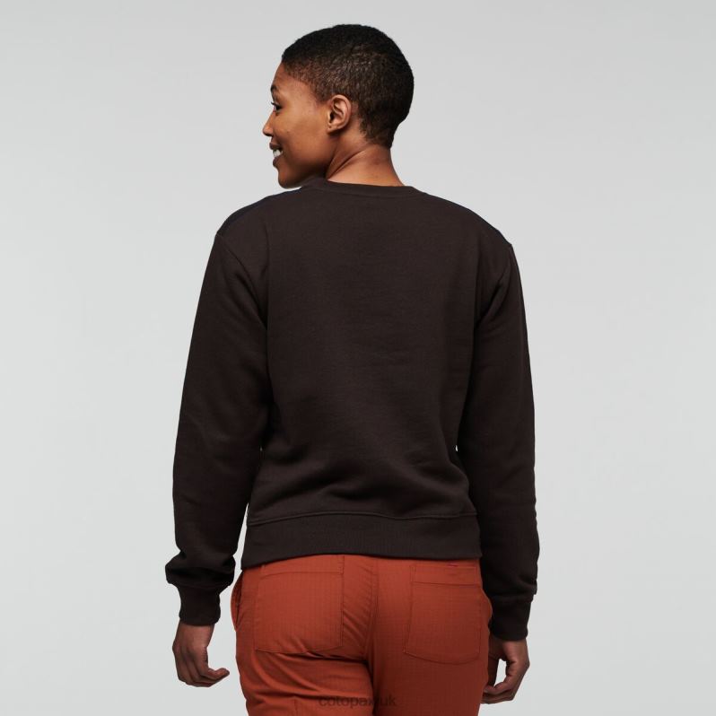 Cotopaxi UK - New On The Horizon Organic Crew Sweatshirt Women Cavern Cotopaxi X4X0H736