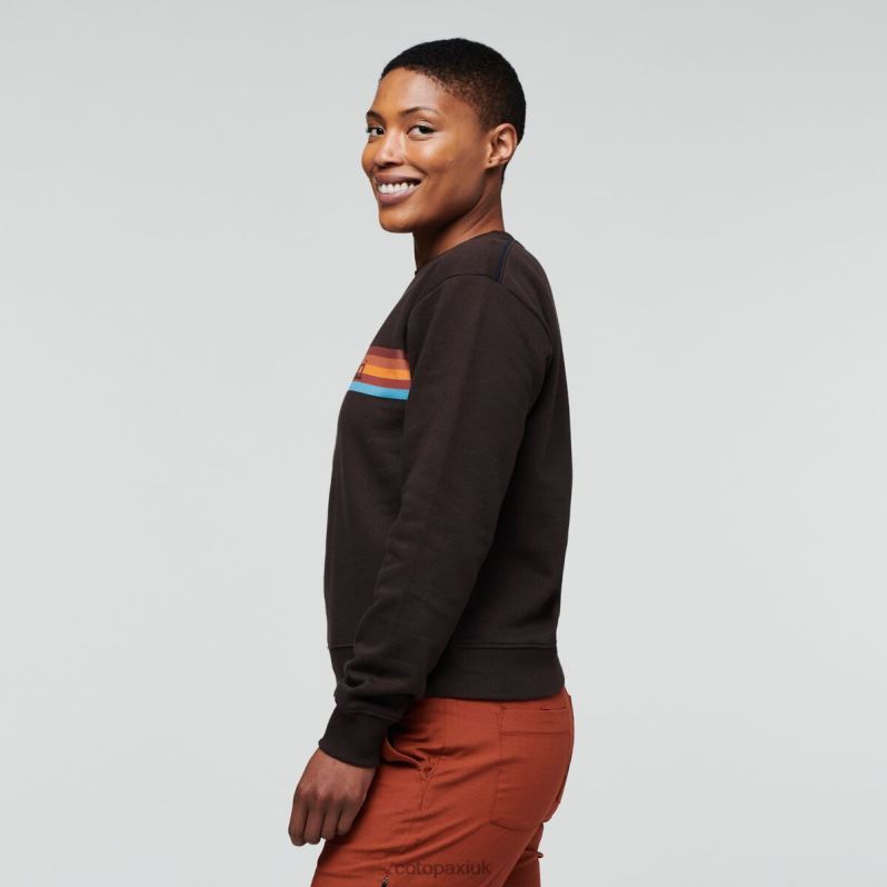 Cotopaxi UK - New On The Horizon Organic Crew Sweatshirt Women Cavern Cotopaxi X4X0H736