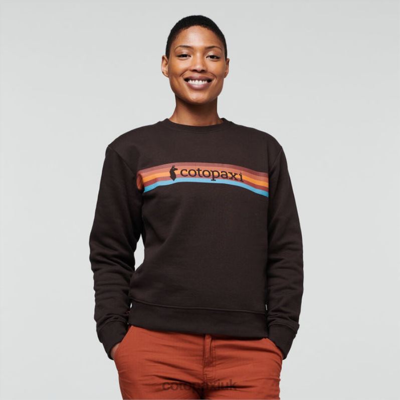 Cotopaxi UK - On The Horizon Organic Crew Sweatshirt Women Cavern Best Cotopaxi X4X0H262