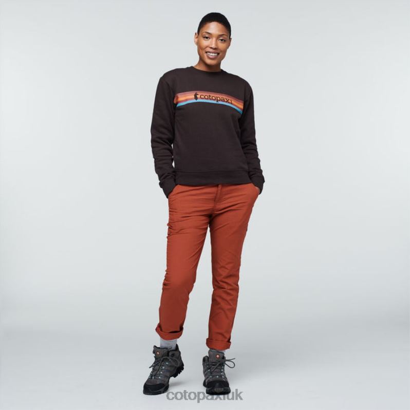 Cotopaxi UK - On The Horizon Organic Crew Sweatshirt Women Cavern Best Cotopaxi X4X0H262