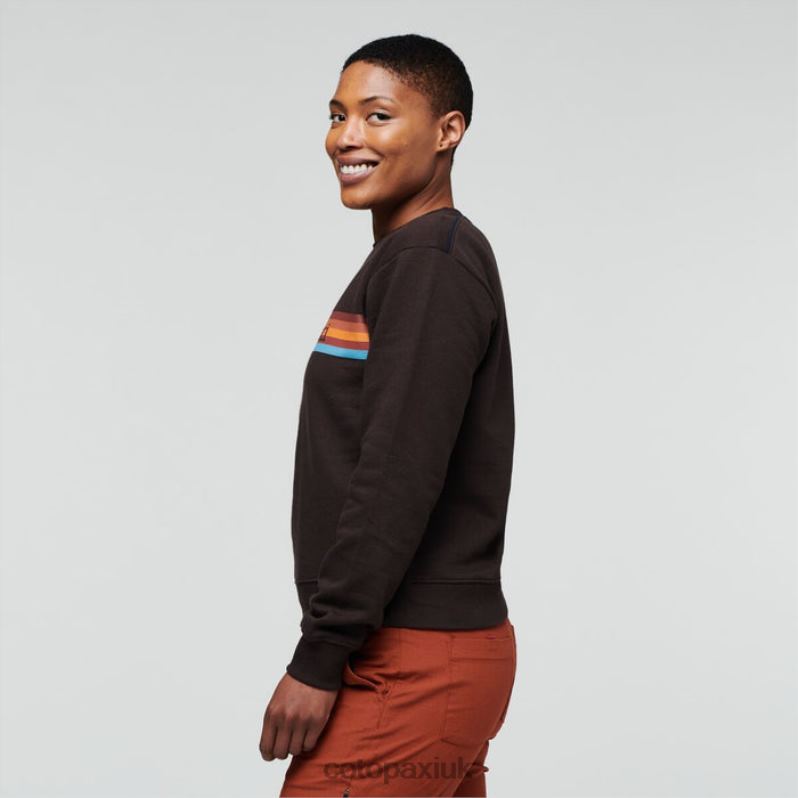 Cotopaxi UK - On The Horizon Organic Crew Sweatshirt Women Cavern Best Cotopaxi X4X0H262