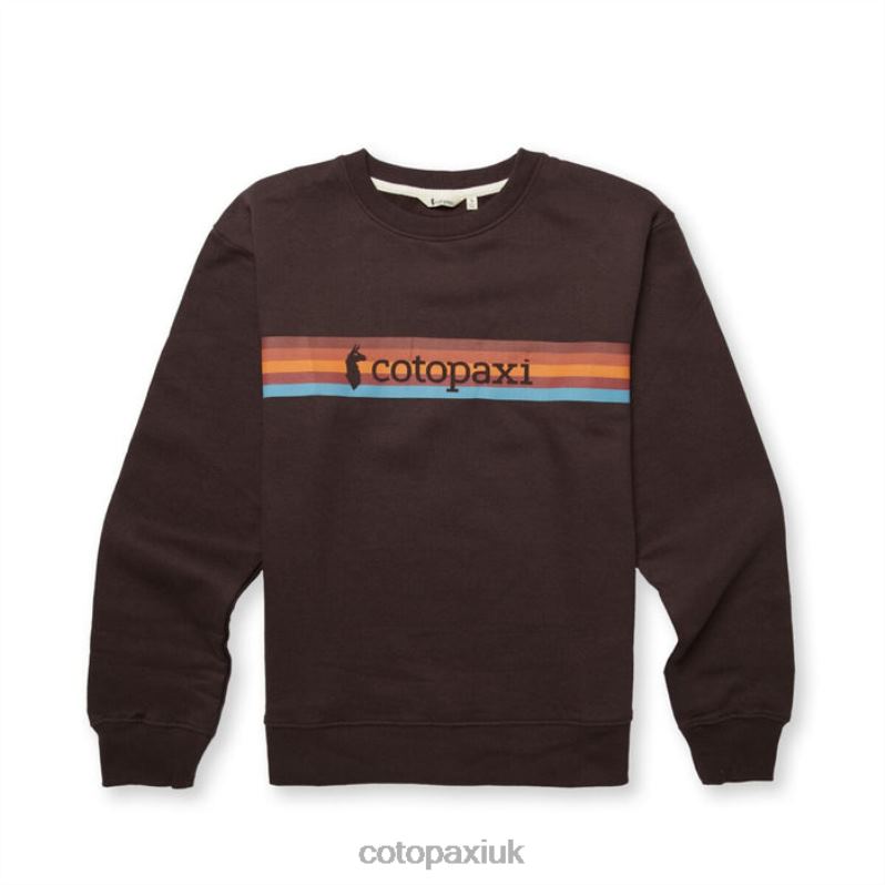 Cotopaxi UK - On The Horizon Organic Crew Sweatshirt Women Cavern Best Cotopaxi X4X0H262