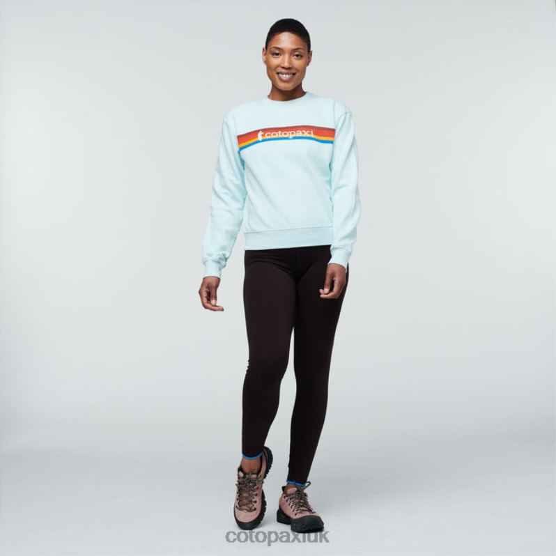 Cotopaxi UK - On The Horizon Organic Crew Sweatshirt Women Ice Hot Cotopaxi X4X0H261