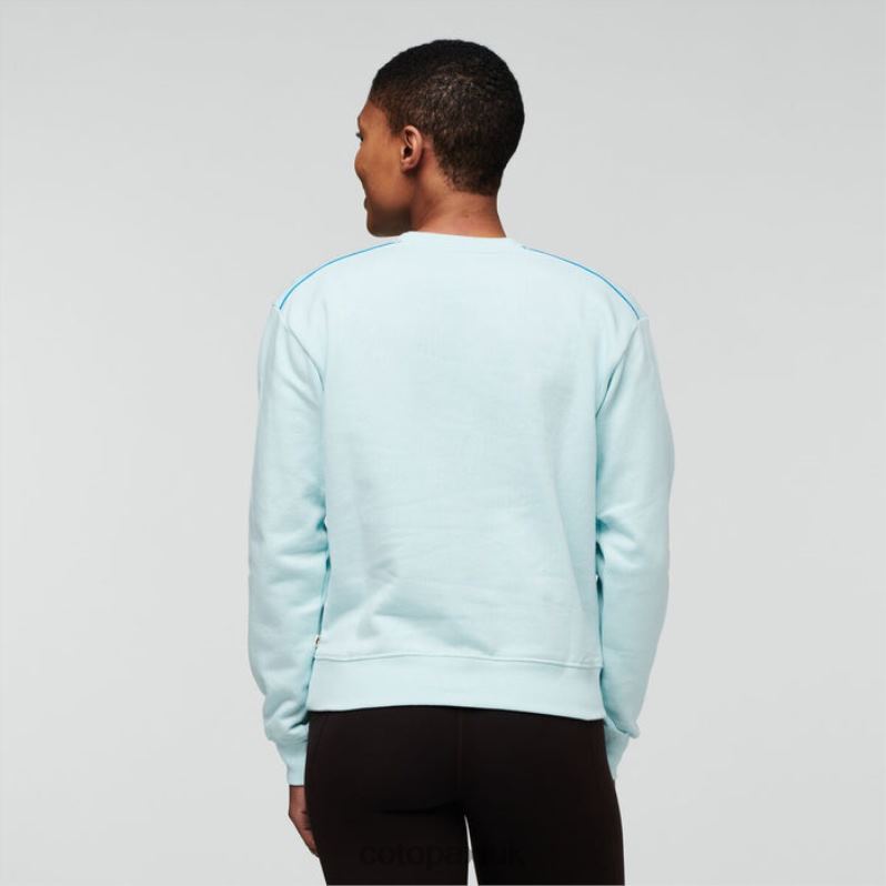 Cotopaxi UK - On The Horizon Organic Crew Sweatshirt Women Ice Hot Cotopaxi X4X0H261