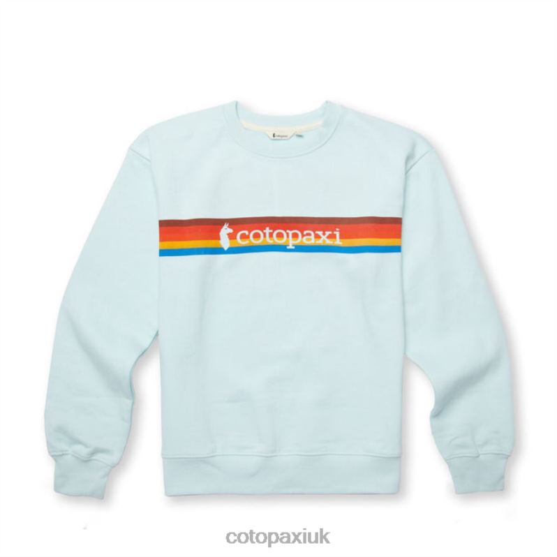 Cotopaxi UK - On The Horizon Organic Crew Sweatshirt Women Ice Hot Cotopaxi X4X0H261