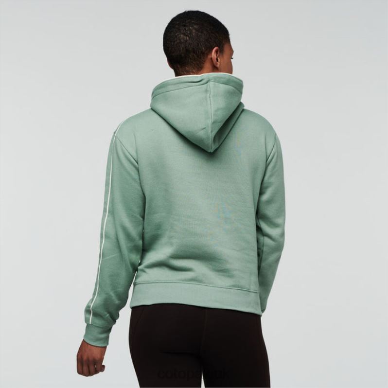 Cotopaxi UK - Origins Silver Leaf Sunny Side Organic Pullover Hoodie Women Cotopaxi X4X0H268