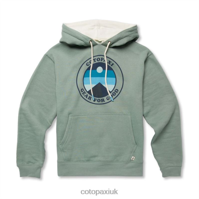 Cotopaxi UK - Origins Silver Leaf Sunny Side Organic Pullover Hoodie Women Cotopaxi X4X0H268