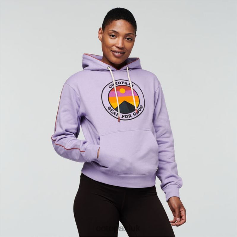 Cotopaxi UK - Sunny Side Organic Pullover Hoodie Women Thistle Brand Cotopaxi X4X0H269