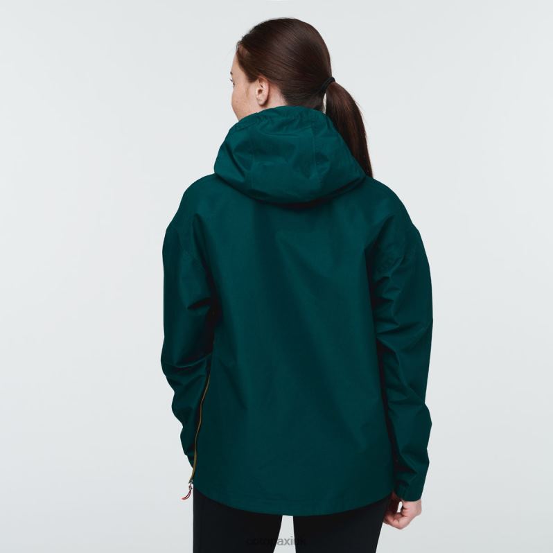 Cotopaxi Jacket UK - Brand Deep Ocean Cielo Rain Anorak Women Cotopaxi X4X0H687