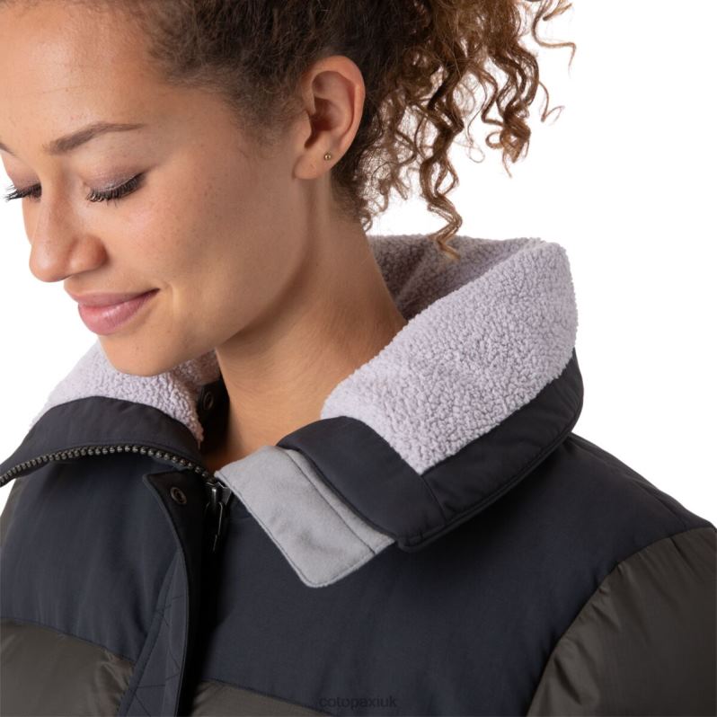 Cotopaxi Jacket UK - Brands Solazo Down Parka Women Black-Iron Cotopaxi X4X0H699