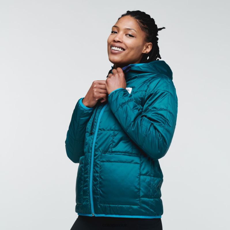 Cotopaxi Jacket UK - Hot Video Tape Teca Cálido Hooded Jacket Women Cotopaxi X4X0H690