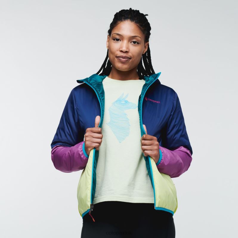 Cotopaxi Jacket UK - Hot Video Tape Teca Cálido Hooded Jacket Women Cotopaxi X4X0H690