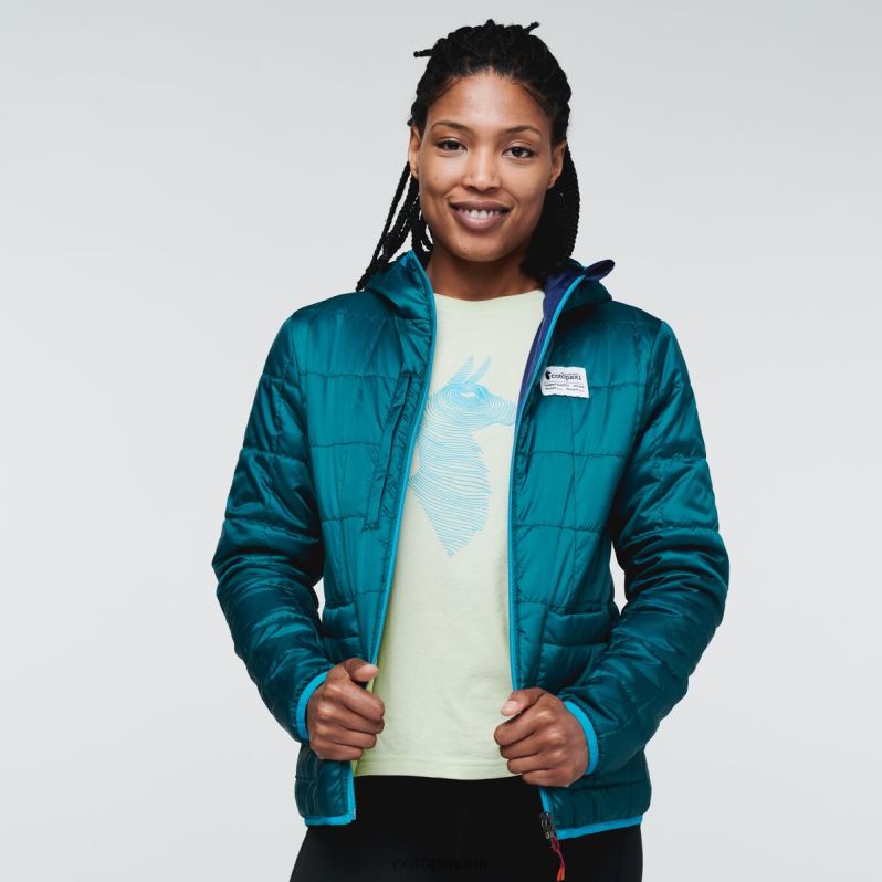 Cotopaxi Jacket UK - Hot Video Tape Teca Cálido Hooded Jacket Women Cotopaxi X4X0H690