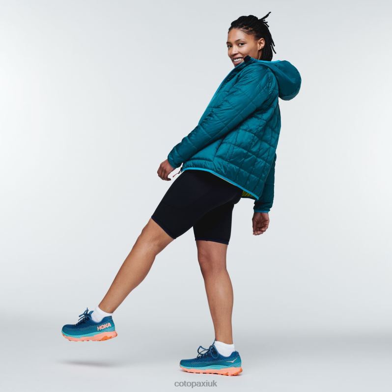 Cotopaxi Jacket UK - Hot Video Tape Teca Cálido Hooded Jacket Women Cotopaxi X4X0H690
